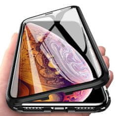 WOZINSKY Wozinsky mágneses tok védőüveggel Samsung Galaxy A32 5G telefonhoz KP12459 fekete