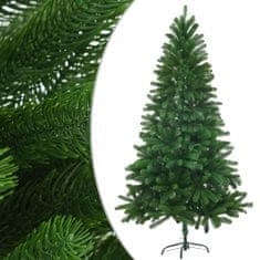 shumee zöld műkarácsonyfa LED-ekkel és gömbszettel 150 cm
