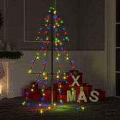 shumee 160 LED-es beltéri/kültéri kúp alakú karácsonyfa 78 x 120 cm