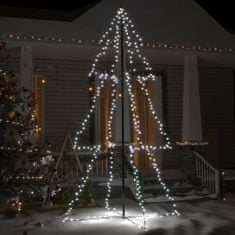 shumee 300 LED-es beltéri/kültéri kúp alakú karácsonyfa 120 x 220 cm