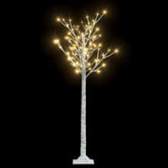 shumee 140 LED-es beltéri/kültéri meleg fehér fűz karácsonyfa 1,5 m