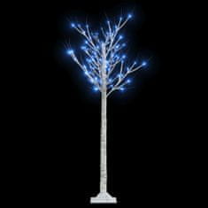 shumee 140 LED-es beltéri/kültéri kék fűz karácsonyfa 1,5 m