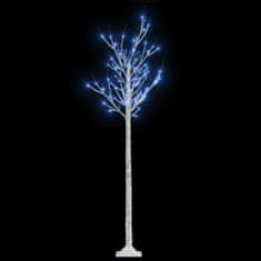 shumee 180 LED-es beltéri/kültéri kék fűz karácsonyfa 1,8 m