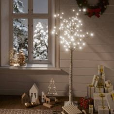 shumee 140 LED-es beltéri/kültéri hideg fehér fűz karácsonyfa 1,5 m