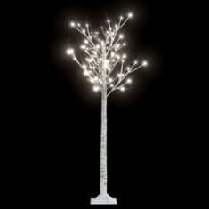 shumee 140 LED-es beltéri/kültéri hideg fehér fűz karácsonyfa 1,5 m