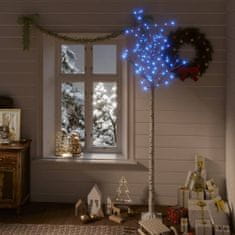 shumee bel- és kültéri fűzfa karácsonyfa 200 kék fényű LED-del 2,2 m