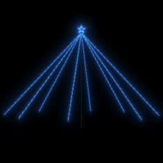 shumee bel- és kültéri kék karácsonyi favilágítás 576 LED-del 3,6 m