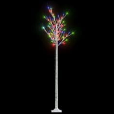 shumee bel-/kültéri fűzfa karácsonyfa 200 színes fényű LED-del 2,2 m