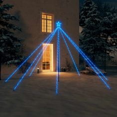 shumee bel- és kültéri kék karácsonyi favilágítás 576 LED-del 3,6 m