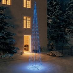 shumee kúp alakú karácsonyfa 752 kék LED-del 160 x 500 cm