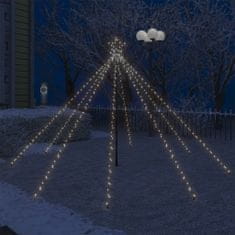 Greatstore karácsonyi vízeséses favilágítás 400 LED-del 2,5 m