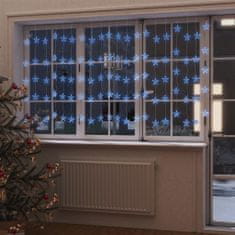 shumee 8 funkciós csillagdíszes fényfüggöny 500 kék LED-del