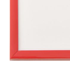 Greatstore 3 db piros MDF fali/asztali fényképkeret 13 x 18 cm