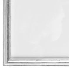 Greatstore 5 db ezüstszínű MDF fali/asztali fényképkeretkollázs 13x18 cm