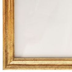 Greatstore 5 db aranyszínű MDF fali/asztali fényképkeret 50 x 70 cm