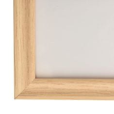Greatstore 5 db világos tölgyszínű MDF fali/asztali fényképkeret 70x90 cm