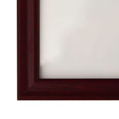 Greatstore 5 db sötétpiros MDF fali/asztali fényképkeret 40 x 50 cm