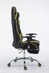 BHM Germany Racing Limit fotel, textil, fekete / zöld
