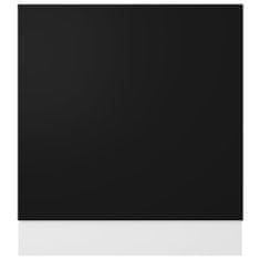 Greatstore fekete forgácslap mosogatógép-panel 59,5 x 3 x 67 cm
