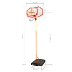 Greatstore kosárlabdapalánk-készlet 305 cm