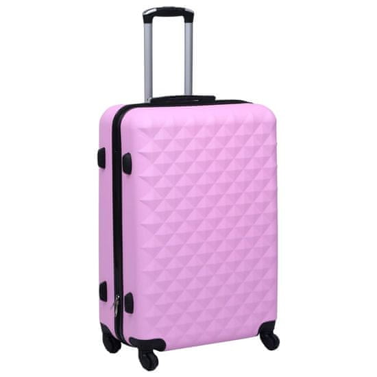 shumee rózsaszín ABS keményfalú gurulós bőrönd