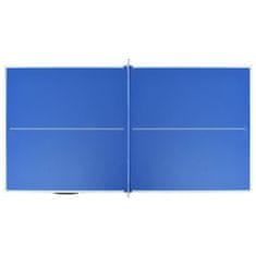 Greatstore kék pingpongasztal hálóval 152 x 76 x 66 cm