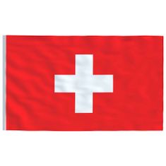 Greatstore svájci zászló 90 x 150 cm