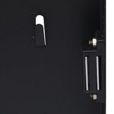 shumee fekete kulcsszekrény mágneses lappal 30 x 20 x 5,5 cm