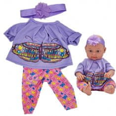 WOOPIE baba ruha pillangó tánc szett blúz leggings szalag 43-46 cm