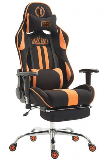 BHM Germany Limit fotel, textil, fekete / narancssárga