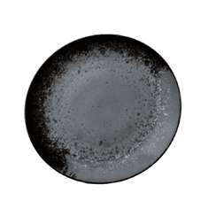 MIJ Nagy lapos tányér Black Pearl, 29 cm