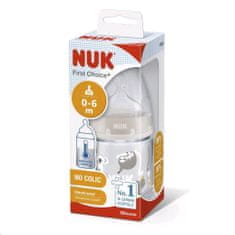 Nuk First Choice hőmérséklet-szabályozó cumisüveg 150 ml bézs színű