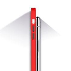 IZMAEL Milky Case hajlékony tok szilikonból Xiaomi Redmi Note 9S/Redmi Note 9 Pro telefonra KP11740 piros