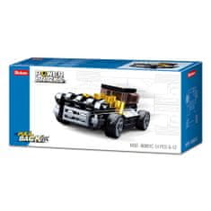 Sluban Power Bricks M38-B0801C Fekete felhúzható autó fekete mod rúd