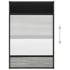 Greatstore alumínium pliszé ablakszúnyogháló árnyékolóval 110 x 160 cm