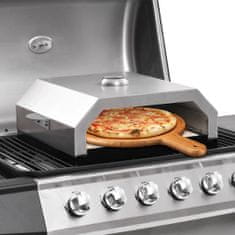 Greatstore pizzasütő kerámialappal gázüzemű/faszenes grillezőhöz