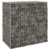 shumee horganyzott acél gabion fal fedéllel 100 x 60 x 100 cm