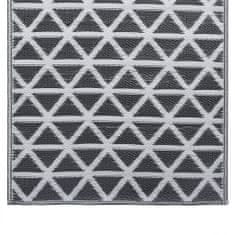 Vidaxl fekete PP kültéri szőnyeg 190 x 290 cm 310419
