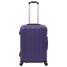 shumee 3 db lila keményfalú ABS gurulós bőrönd