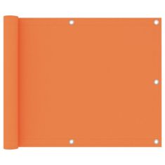 shumee narancssárga oxford-szövet erkélyparaván 75 x 500 cm