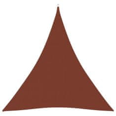 Greatstore terrakotta háromszögű oxford-szövet napvitorla 4 x 4 x 4 m