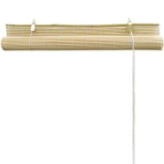 Vidaxl természetes színű bambuszroló 150 x 160 cm 245816