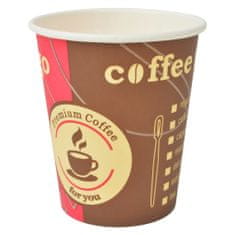 Greatstore 1000 db eldobható papír kávés pohár 240 ml (8 uncia)