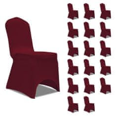 shumee 18 db burgundi vörös sztreccs székszoknya