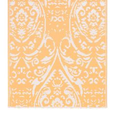 Vidaxl narancssárga-fehér PP kültéri szőnyeg 120 x 180 cm 310461