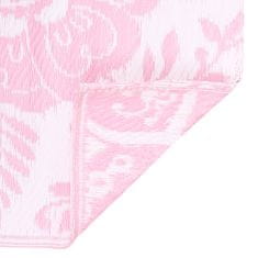 shumee rózsaszín PP kültéri szőnyeg 190 x 290 cm