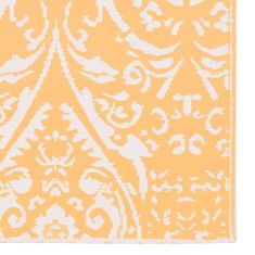 Vidaxl narancssárga-fehér PP kültéri szőnyeg 120 x 180 cm 310461