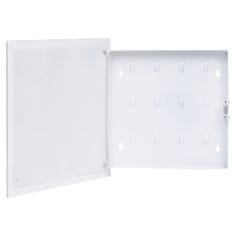 shumee fehér kulcsszekrény mágneses lappal 35 x 35 x 5,5 cm