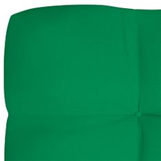 shumee zöld raklapkanapé-párna 120 x 40 x 12 cm