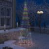 kúp alakú karácsonyfa-dekoráció 330 színes LED-del 100 x 300 cm
